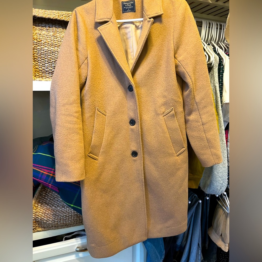 Wool Blend Dad Coat